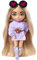 Barbie - Extra Minis Mini Bambola Articolata con Vestito Lilla, Occhiali a Cuore e Morbidi Capelli Biondi, Giocattolo per Bambini 3+ Anni, HGP66