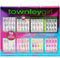 Townley Girl Lot de 96 ongles à presser comprenant un ensemble de faux ongles artificiels phosphorescents avec kit de pointes d'ongles à couverture complète pré-collée, soirées pyjama et relooking