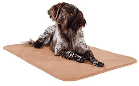 KAHU Haus- und Heimtierdecke • Super Softe Warme und Weiche Decke für Haustier • Hundedecke • Fleece Decke/Tier • Schlafdeck Überwurf für Hundebett Sofa und Couch • 70 x 100 cm • Braun