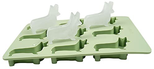 Welsh Corgi Dog Silicone Ice Cube Tray and Treat Mold, Corgi Gifts, Dog Gifts Birthday Gifts Christmas Day Gifts for Men Women