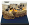 MEICHI 3D Notizblock, nicht verklebt, 3D Schlossmodell Papierkunst mit Klapp-Displaybox, 9 x 9 x 5 cm, 150 Blätter, 3D Memo Pad