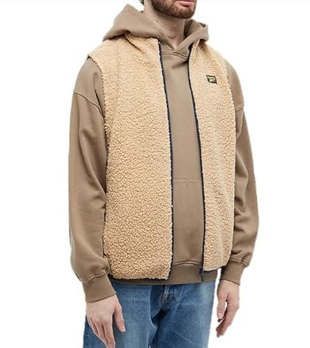 Reebok Damen Cl Cord Sherpa Vest Weste, Sahara, S