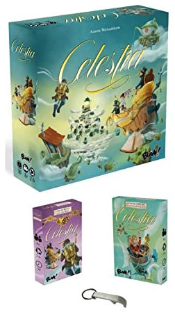 Celestia Set French Version + 2 Coup De Pouce Extensions + Coup De Theatre + 1 Blumie Bottle Opener (Celestia + 2 Extensions)