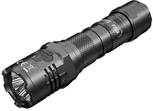 Nitecore P20iX Tactical Flashlight Rechargeable, Black