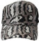 Forest & Twelfth Fashion Bling Baseball Cap Hut Verziert mit Kristall Strass Faux Edelsteine Stickerei, Baseball Cap Animal Print Pailletten auf Schwarz, Einheitsgröße
