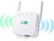 WLAN Repeater, 300Mbit/s WLAN Verstärker, WLAN Signalverstärker 2.4GHz WiFi Extender Signal Booster mit Ethernet Port und 2 Antennen, WiFi Booster Range Extender Unterstützung Repeater/AP Modus