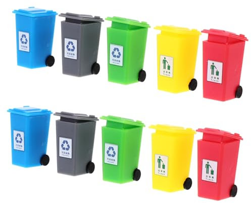 EXCEART 50piezas Basura De Modelo para Paisajismo Decoración De Mesa De Arena para Maquetas y Escenas Miniatura