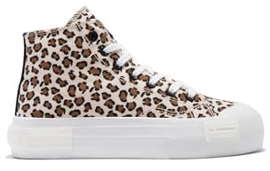 D.Franklin Zapatillas Altas Mujer One Way High Leopard Edition - Zapatillas de Vestir para Mujer - Moda Casual - Talla (38) - Modelo One-Way
