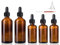 Pipettenflasche, 2pcs 50ml and 3pcs 30ml Amber Glass Bottle Pipettenflaschen mit Glas Pipette, Braune Glasflaschen Apothekerflaschen mit Tropfenpipette für Ätherische Öl, Parfümöle,Aromatherapie