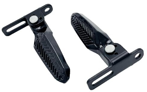 Amagogo 2 Stück Pedale für Elektrofahrräder, Verlängerung für Rollerpedale, rutschfeste, zusammenklappbare Fahrradpedale, Pedalbefestigung für Mountainbikes, Ohne Werkzeug