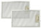vhbw 2x Filtro metálico de grasa compatible con Electrolux EFC6412X, DK9660-AD campana extractora - 32,5 x 19,6 x 0,85 cm metal
