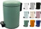 KW Soft Shade Small Round Pedal Bin 3ltr (Maldives Green, 3 Ltr)