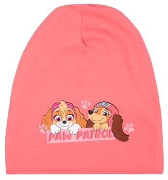 Paw Patrol Beanie für Mädchen - Kinder Übergangsmütze Mütze Rosa