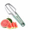 NEWHE Cortador de sandía 3 en 1, cortador de sandía, cortador de sandía, cortador de tenedor de sandía, tenedor de sandía, tenedor de sandía para utensilios de cocina de camping (verde)