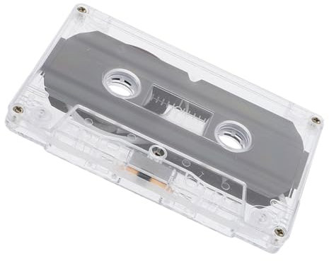 Veemoon Blank Cassette Tape for Recording Vintage Audio Tape Hard Case for Diy Craft Projects and Party Decorations