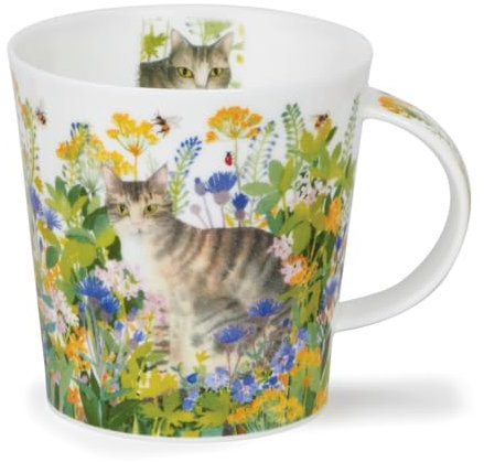Dunoon Caingorm Fine Bone China Cat Mug Pretty Paws (0.47, Tabby)