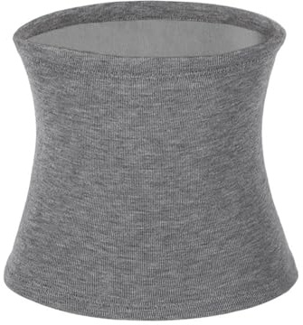 AIDIER Calentador térmico de cintura de punto de algodón, suave, elástico, calentador lumbar grueso, faja abdominal, calentador de riñones, cinturón reductor de estómago, banda reductora de abdomen
