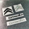 DDHHBH Coche Emblema Pegatina para Citroen Xsara 2003-2004,ABS Insignia Logo Adhesivo Coche Frontal Trasero Modificación Distintivo Logotipo Decoración Accesorios Coche,A-Black
