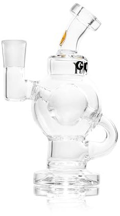 Goody Glass Orbit Mini Dab Rig 4Piece Kit - Bong - Clair