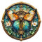 Jigfoxy Wooden Jigsaw Puzzles for Adults, Butterfly Wooden Puzzle 290pcs, Unique Shape Wood Puzzles, for Family Friend with wooden box(13.4 * 13.4in)