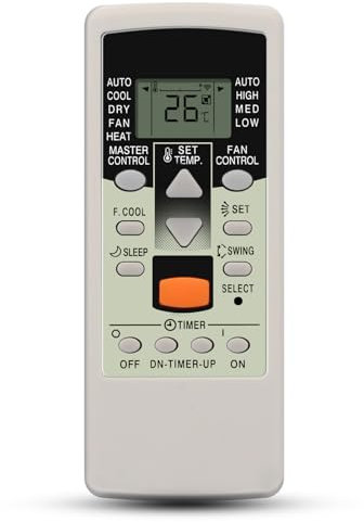 Telecomando Universale per condizionatori Fujitsu-General, Pompa di Calore, Inverter, Design Funzionale Simile all'Originale, Non Funziona su Altre Marche