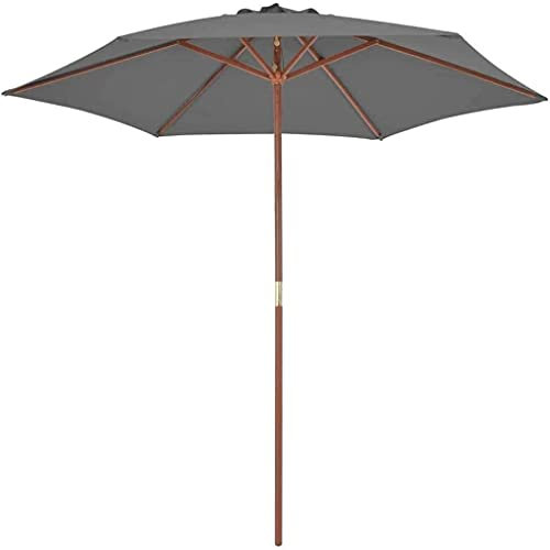 Parasols Parasols Portable Sunshade Bituminent Wood Pole Home Lawn Garden Outdoor Life Beach Umbrella Parasols