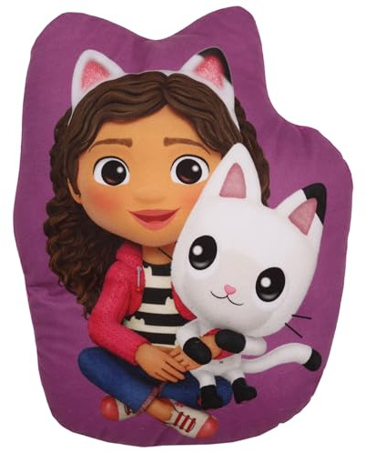 sarcia.eu Gabby’s Dollhouse Velours-Formkissen, 32 x 25 cm, Oeko-TEX (A)