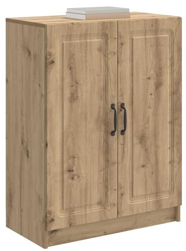 vidaXL Sideboard Artisan-Eiche 66 x 34,5 x 87 cm Holzwerkstoff, Moderner Wohnzimmerschrank, rechteckige Buffetaufbewahrung, Dekokasten für den Eingangsbereich, praktische Organisation