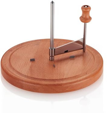 kela Coupe-fromage ronde 16 x Ø 22cm, Coupe-fromage, Coupe-chocolat, LUXE, bois de hêtre