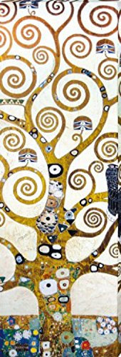 1art1 Gustav Klimt Poster Der Lebensbaum (Detail) Bilder Leinwand-Bild Auf Keilrahmen | XXL-Wandbild Poster Kunstdruck Als Leinwandbild 150x50 cm