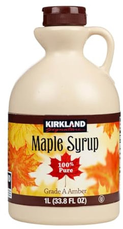 Kirkland – Sirop d'érable – 100 % pur et naturel Grade A Saveur forte – 1 litre