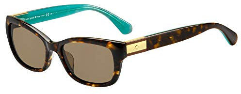 Kate Spade Unisex Marilee/P/S Sonnenbrille, Havana Turquoise, 40