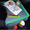 JOM Kindersitz-Reisetisch Kinder Spiel und Esstisch Knietablett Kinder Reisetisch Kindersitz Autotisch PKW Spieltisch mit Netztaschen für Kindersitz schwarz grau grün Neu