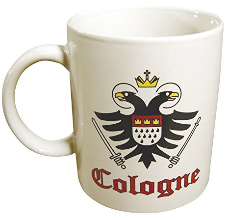 Keramiktasse mit Print Köln Wappen 57265