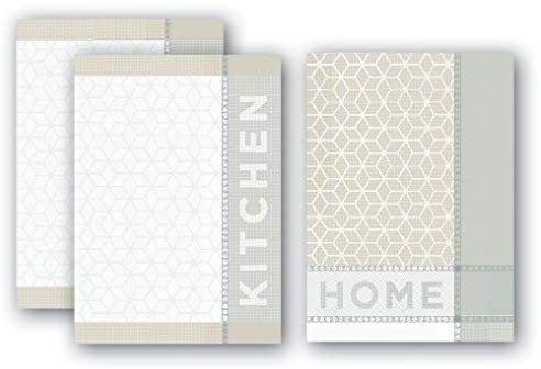Dyckhoff 0299799200 Dyckhoff Geschirrtü. Taupe 3er