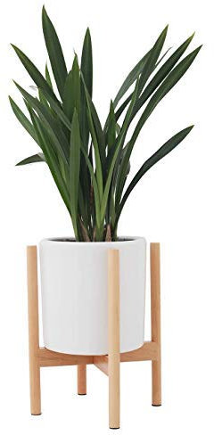 JYCRA Support de Plante, Milieu du siècle en Bois Support de Pot de Fleur Affichage en Pot étagère de Support pour Salon Salon Jardin Balcon Coin
