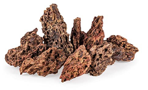 Aquarium Stones Fish Tank Rocks Natural Decoration for Aquascaping (3kg, Dragon Stones)