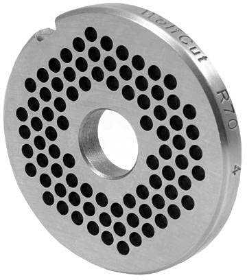 Wolfcut Disque de hachoir à viande R70, Acier inoxydable, 70 mm, 8 mm, 17 mm, Compatible avec Jupiter 863, Broyage