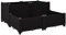 vidaXL Durable Raised Bed - Size 80x80x38cm - Sturdy Polypropylene Material - Elegant Rectangular Shape - Black Outdoor Garden Planter