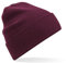 Beechfield B45N Organic Cotton Original Cuffed Beanie - Burgundy