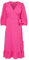 ONLY Onlolivia Wvn Noos Vestido Midi Cruzado 3/4, Fucsia Púrpura, L para Mujer