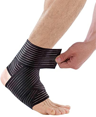 Knöchelbandage Sprunggelenkbandage Männer Frauen Einstellbare Fußgelenkbandage mit Klettverschluss Fußbandage Fußgelenk-Bandage Sport Knöchelschutz für Volleyball Fußball Laufen Radfahren