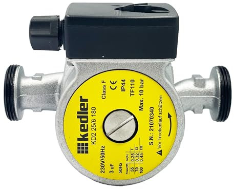 Pompe de chauffage | Pompe de circulation | KEDLER Z I 25-60/180 mm Hauteur de refoulement 6m
