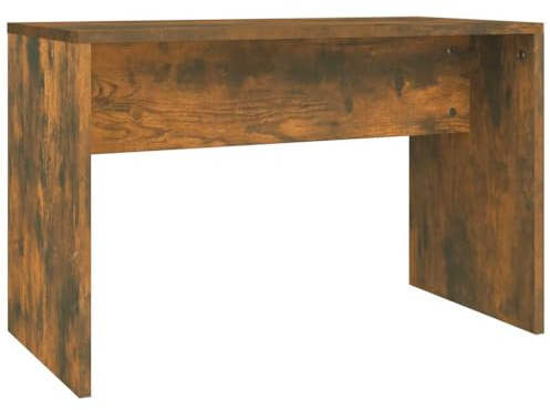 vidaXL Dressing Stool Smoked Oak Engineered Wood Hocker Table Chair