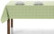 LAN&LAN – Tischdecke abwaschbar Kariert mit Stoff, Tischdecken Hochwertig Gefertigtes, für den Innen- und Außeneinsatz (Pistacho, 140 x 250)