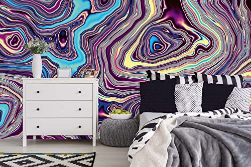 Vlies Fototapete ABSTRAKTE KUNST 375 x 250 cm (inkl. Kleister) - Vlies Tapete, Wandtapete, Wandbilder - Tapete für Wohnzimmer Schlafzimmer, Büro, Küche - Montagefertig