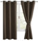 Hiasan Verdunklungsvorhänge Gardinen mit Ösen,Braun Blickdicht Vorhänge,2 Stück,117 x 137 cm (Breite x Höhe),weiche Schiebevorhänge für Schlafzimmer,Wohnzimmer usw.