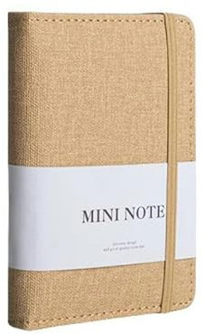 KOSTEN Taccuino Mini A7/A6 Notebook Pocket Notepad Diary Planner Portable Office School Stationery-1 A7 Giallo