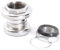 BMX Headset 1 Inch KHE with Thread 30 mm Chrome Only 145 g Old School