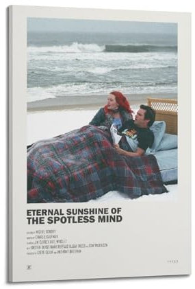 larn Filmposter Eternal Sunshine of The Spotless Mind, Raumdekoration, ästhetisches Poster, künstlerisches Poster für Schlafzimmer, Wohnzimmer, Wände, 30 x 45 cm, Rahmenstil